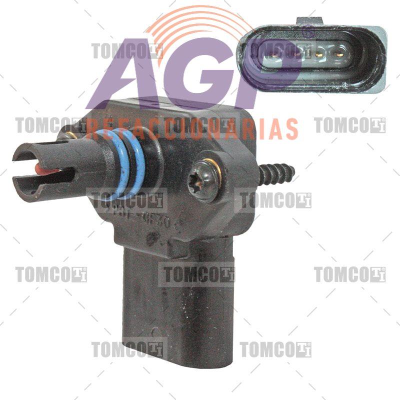 SENSOR DE PRESION ABSOLUTA DEL MULTIPLE / SENSOR MAP VOLKSWAGEN POINTER  1.8 LTS.  4 CIL. (SOHC)  (MPFI)  1998-2009 - REFACCIONARIAS AGP