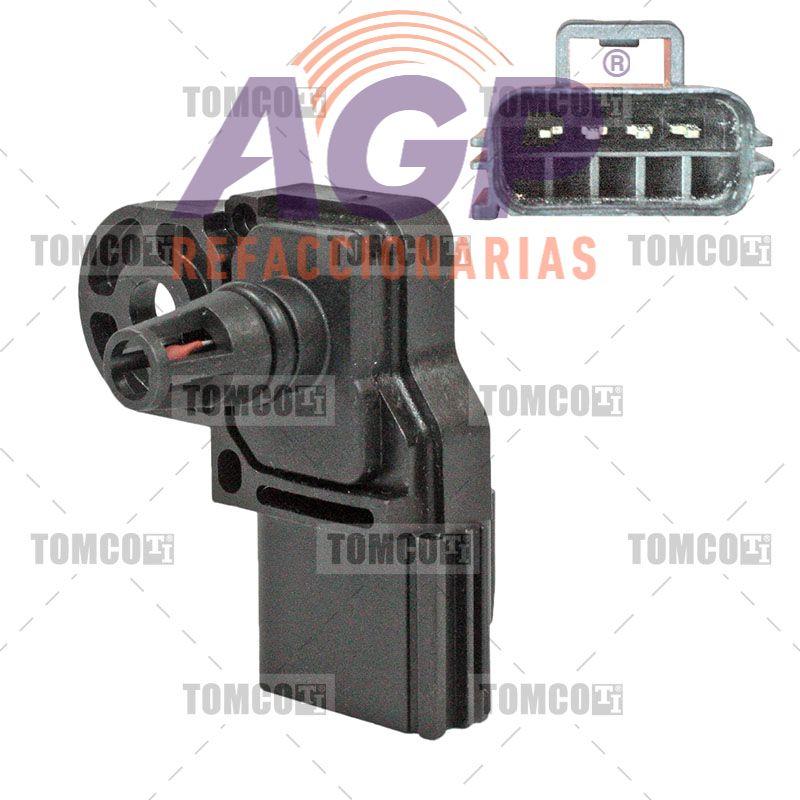 SENSOR DE PRESION ABSOLUTA DEL MULTIPLE / SENSOR MAP FORD FIESTA  1.3 LTS.  4 CIL. (DOHC)  (MPFI)  1998-2001