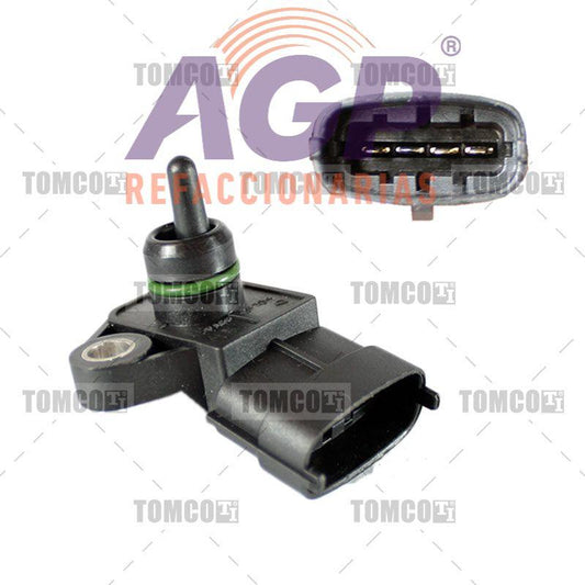 SENSOR DE PRESION ABSOLUTA DEL MULTIPLE / SENSOR MAP DODGE I10  1.1 LTS.  4 CIL. (SOHC) 16 VAL (MPFI)  2012-2014