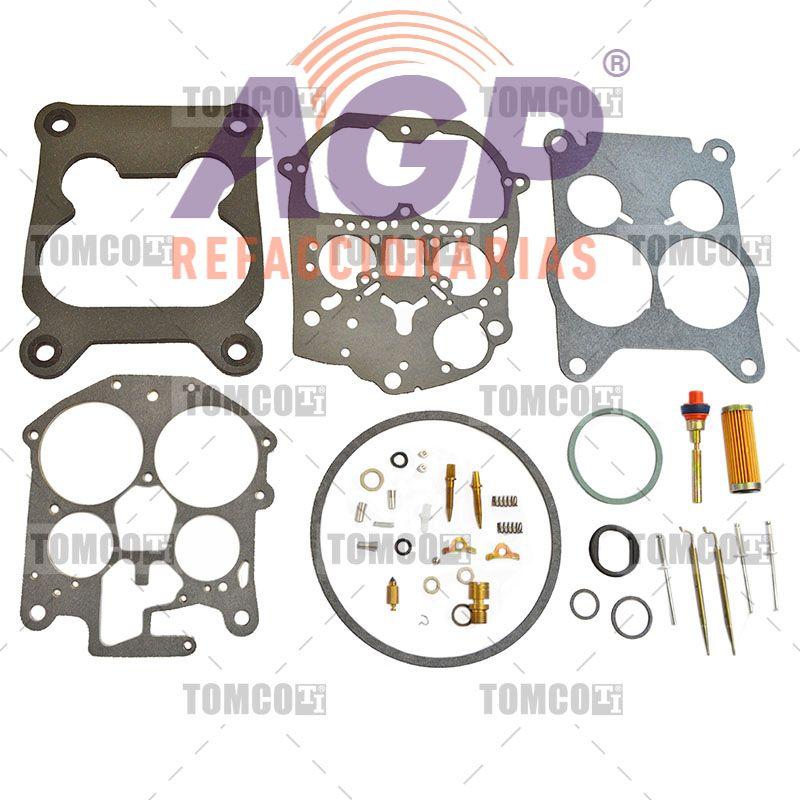 REPUESTOS DE CARBURACION COMPLETOS DODGE RAMCHARGER 5.7 LTS. 8 CIL. V8 NATURAL  350 NACIONAL R-4 E4MC - REFACCIONARIAS AGP